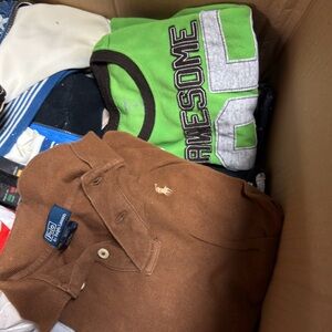 BUNDLE BOYS PJs and shirts clothes